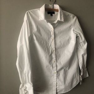 Club Monaco classic crisp white cotton shirt size8